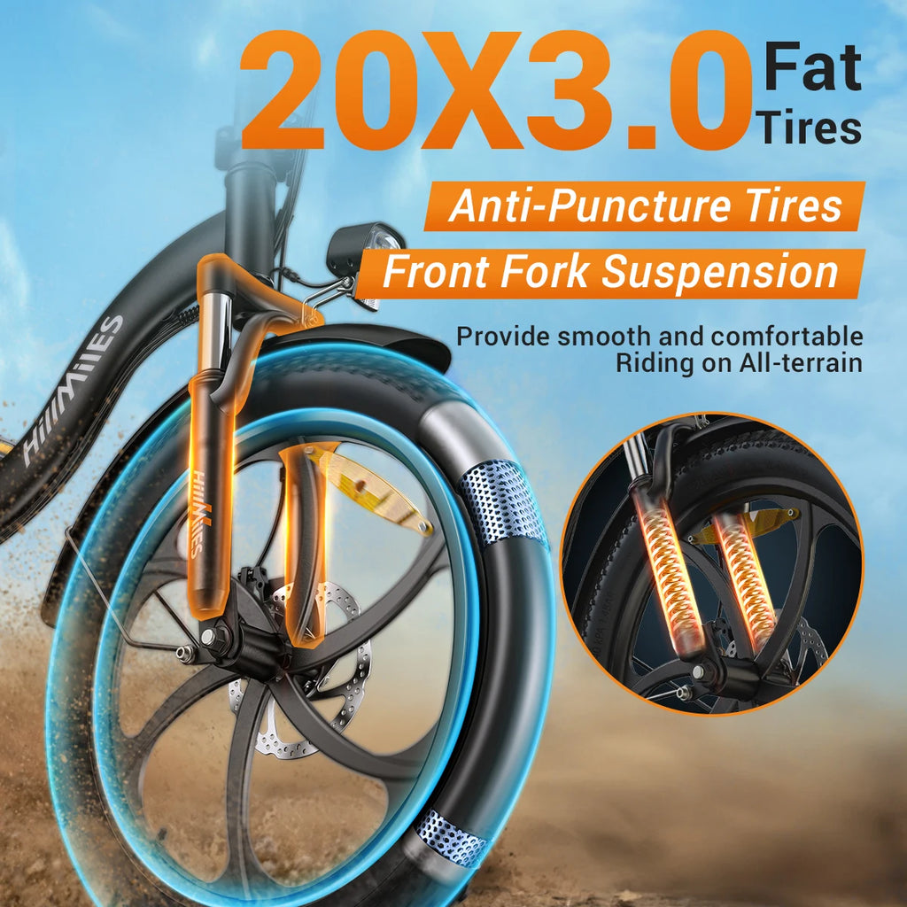 HillMiles MilePort Folding E-Cykel