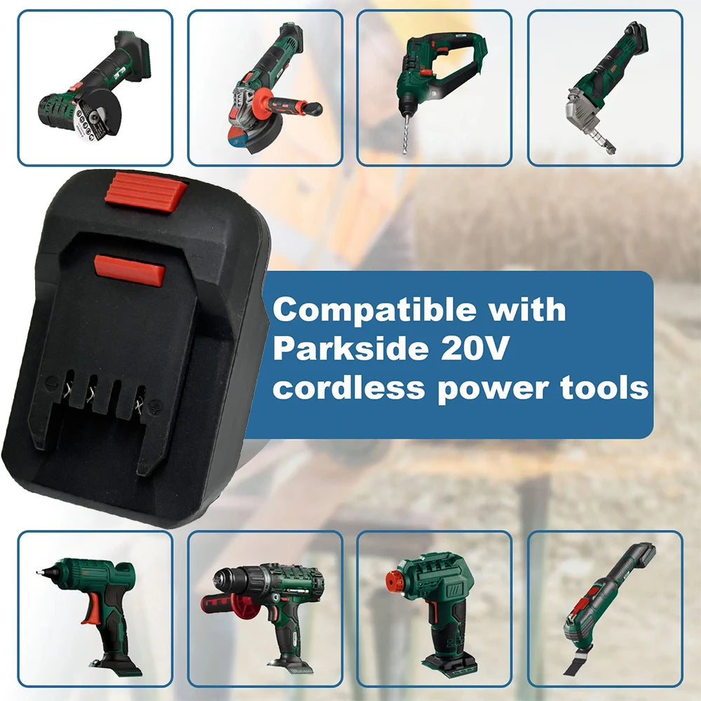 Electric Power Tool Adapter Converter Battery Adapter for Makita to for Lidl Parkside X20V Li-ion Battery Adapter Power Tool