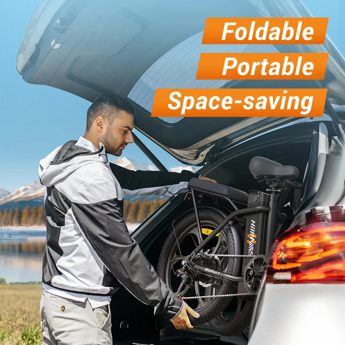 HillMiles MilePort Folding E-Cykel