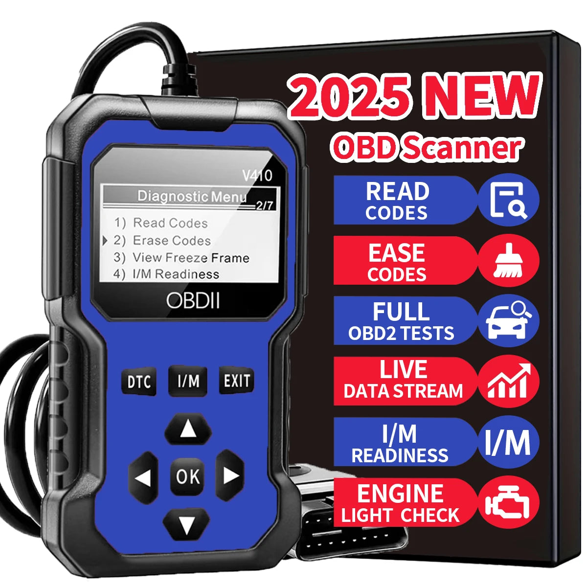 Obd2 Scanner diagnos verktyg